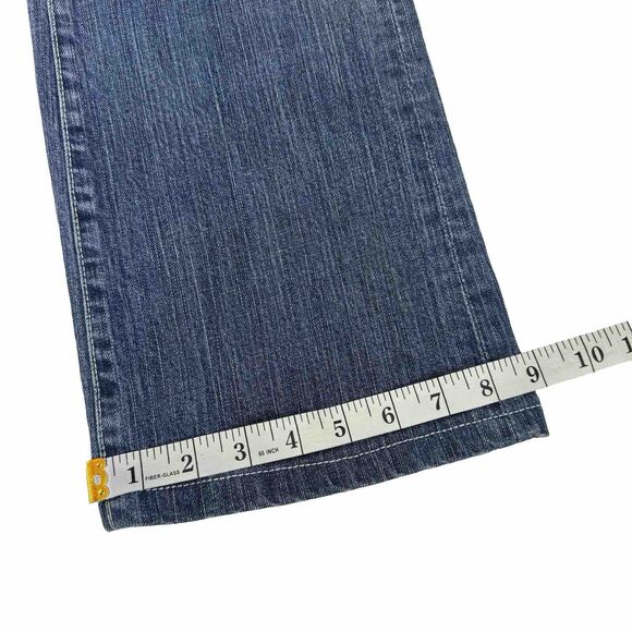 Y2K 7 For All Mankind Jeans Women’s Sz 31 Low Rise Bootcut Light Wash Stretch - Picture 10 of 10